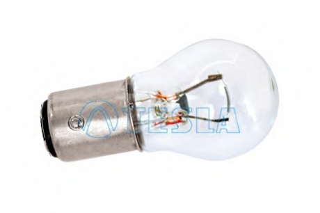 Автомобильная лампа: 12 [В] P21W 21W цоколь BA15s TESLA - B52101 (Tesla)