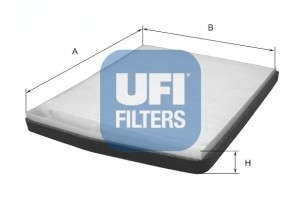 Фильтр, воздух во внутренном пространстве UFI - 53.091.00