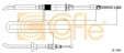 Трос стояночного тормоза COFLE - 10.7484 - 10.7484 (Фото 1)