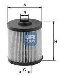 Топливный фильтр UFI - 26.020.00
