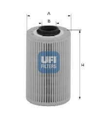 Топливный фильтр UFI - 26.018.00