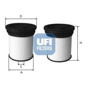 Топливный фильтр UFI - 26.047.00
