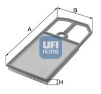 Воздушный фильтр UFI - 30.124.00