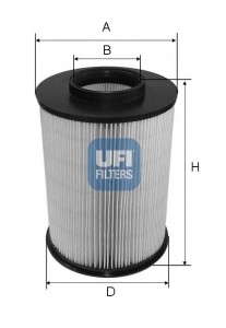 Воздушный фильтр UFI - 27.675.00