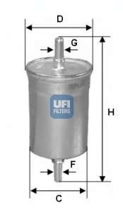Топливный фильтр UFI - 31.769.00