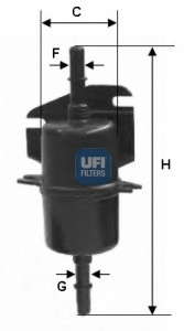 Топливный фильтр UFI - 31.740.00