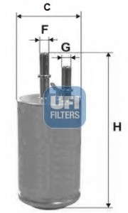Топливный фильтр UFI - 31.951.00