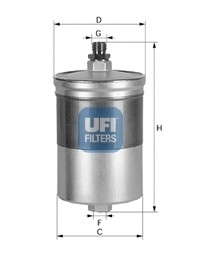 Топливный фильтр UFI - 31.505.00