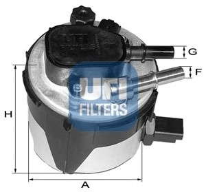 Топливный фильтр UFI - 55.170.00