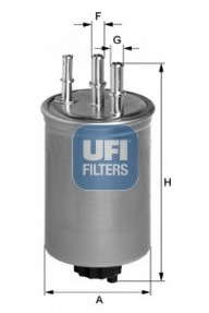 Топливный фильтр UFI - 24.115.00