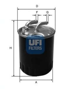 Топливный фильтр UFI - 24.077.00