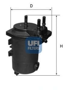 Топливный фильтр UFI - 24.052.00