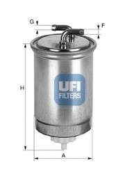 Топливный фильтр UFI - 24.365.00