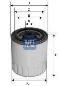 Топливный фильтр UFI - 24.321.00