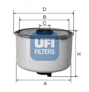 Топливный фильтр UFI - 24.454.00