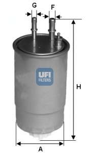 Топливный фильтр UFI - 24.ONE.01