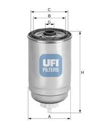 Топливный фильтр UFI - 24.401.00