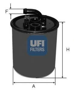 Топливный фильтр UFI - 24.416.00
