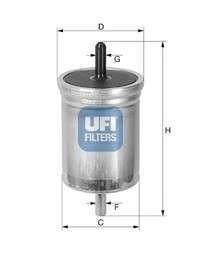 Топливный фильтр UFI - 31.514.00