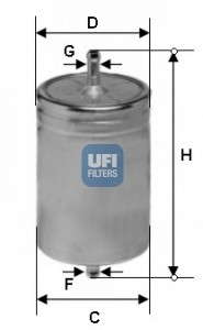 Топливный фильтр UFI - 31.611.00