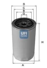 Масляный фильтр UFI - 23-237-00