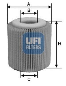 Масляный фильтр UFI - 25.150.00