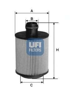 Масляный фильтр UFI - 25.061.00