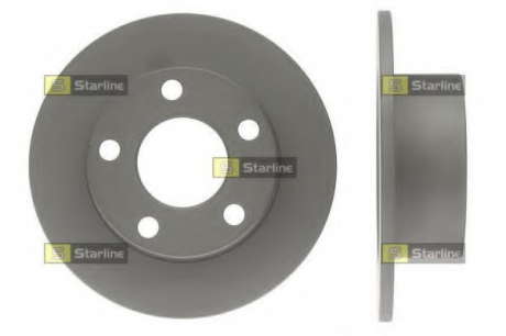Диск тормозной окрашенный (антикорозионная обработка) STARLINE - PB 1067C