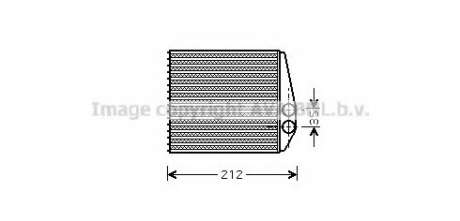 Радиатор охлаждения OPEL (пр-во AVA) AVA COOLING - OLA6354