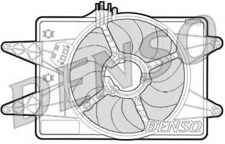 Вентилятор радиатора охлаждения DENSO - DER09024 (Denso)