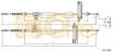 Трос стояночного тормоза COFLE - 10.5362 - 10.5362 (Фото 1)