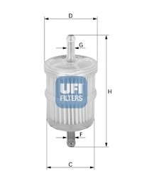 Топливный фильтр UFI - 31.010.00
