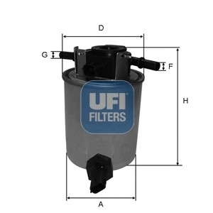 Топливный фильтр UFI - 24.020.01