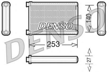 Теплообменник, отопление салона DS DRR05005 (Denso)