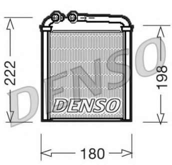 Теплообменник, отопление салона DS DRR32005 (Denso)
