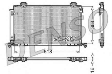 Конденсатор, кондиционер DS DCN50015 (Denso)