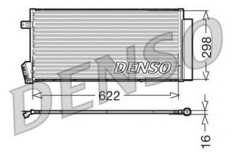 Конденсатор, кондиционер DS DCN09018 (Denso)