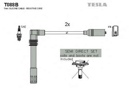 Кабель зажигания, к-кт TESLA TESLA - T088B (Tesla)