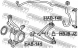 Сайлентблок передний переднего рычага FEBEST - HAB-141 (Febest) - HAB-141 (Фото 2)