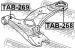 Сайлентблок задний переднего рычага FEBEST - TAB-268 (Febest) - TAB-268 (Фото 2)