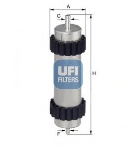 Топливный фильтр UFI - 31.946.00