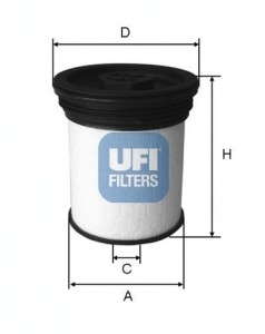 Топливный фильтр UFI - 26.019.01
