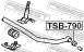 ВТУЛКА ПЕРЕДН СТАБ-РА D14 FEBEST - TSB-790 (Febest) - TSB-790 (Фото 2)