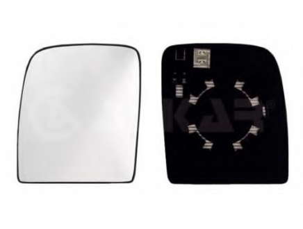 Зеркала держатель левый+стекло  мертвая зона, выпуклое, обогрев. ALKAR - 6441955