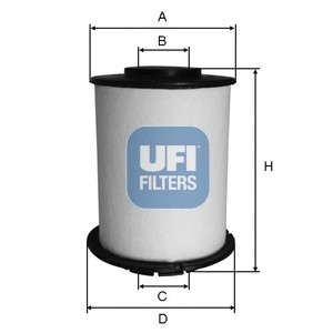 Топливный фильтр UFI - 26.033.00