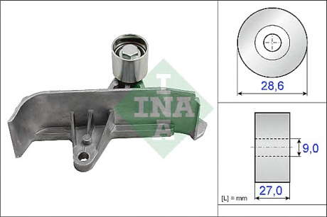 Роликовий модуль натягувача ременя INA - 532 0601 10