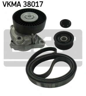 Поликлиновой ременный комплект SKF - VKMA 38017